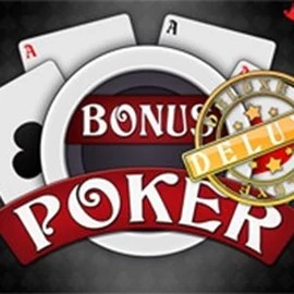 Bonus Poker Deluxe - 3 Hands slot visual from RTG (Reel Time Gaming) available on casinokcasinok.com