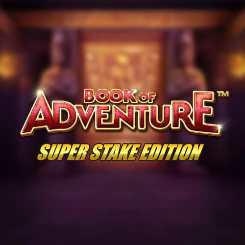 Logo of Book of Adventure Super Stake Edition from Stakelogic at CasinOK Casino