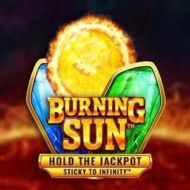 Burning Sun slot logo by Wazdan at CasinOK CasinoBurning Sun