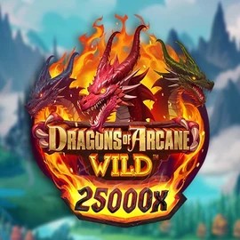 Official Slots logo: Dragons of Arcane Wild by Foxium at CasinOK Casino