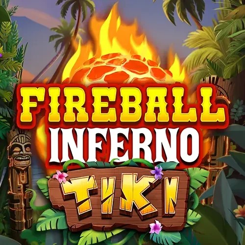 Fireball Inferno Tiki casino game by NetEnt – featured logo at CasinOK Casino