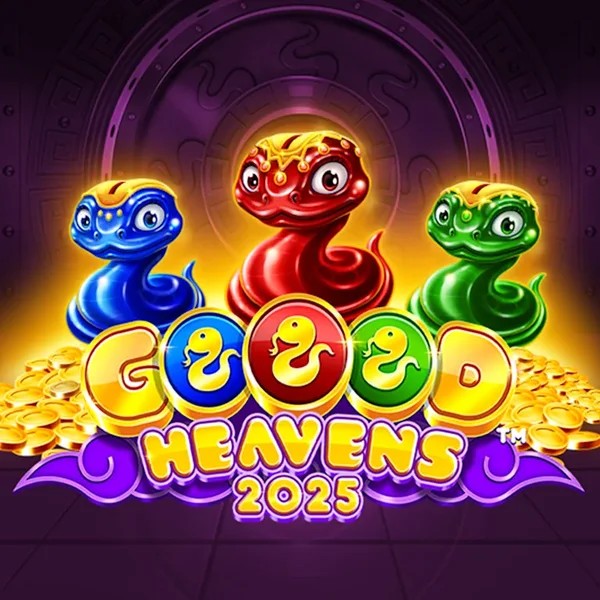 Goood Heavens slot logo by Rarestone Gaming at CasinOK CasinoGoood Heavens