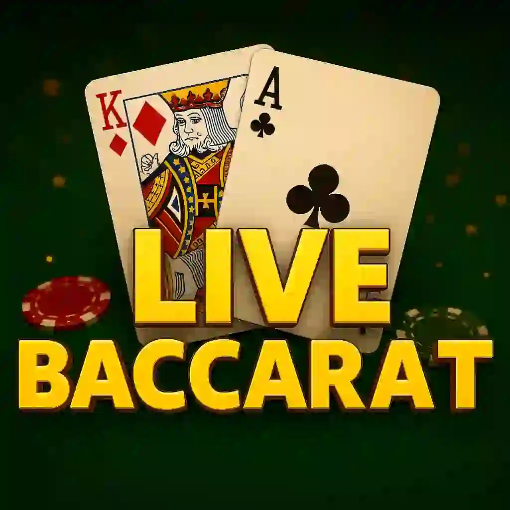 Live Baccarat slot logo by Pragmatic Live at CasinOK CasinoLive Baccarat