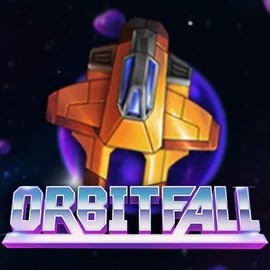Orbitfall slot logo by ELK Studios at CasinOK CasinoOrbitfall