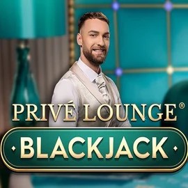 Privé Lounge Blackjack online game logo by Pragmatic Play on casinokcasinok.com