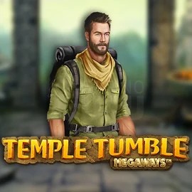 Temple Tumble Megaways slot logo by Relax Gaming at CasinOK CasinoTemple Tumble Megaways